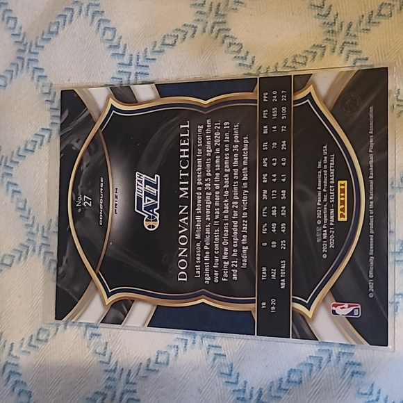 Donovan mitchell 2021 select flash concourse #27 - Picture 2 of 2
